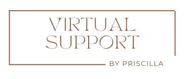 Virtual Support by Priscilla